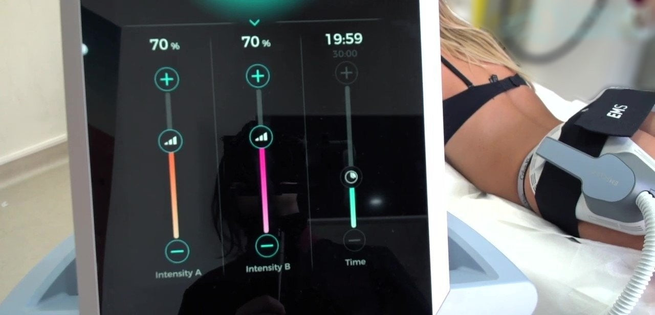 HI-EMT EMSculpt Elektrostimuliacijos Aparatai Eslim | electromagnetic machine - AurelijosSPA