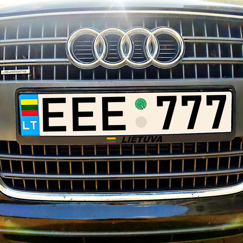 Valstybinio numerio lipdukai – Lietuvos vėliava (2 vnt.)