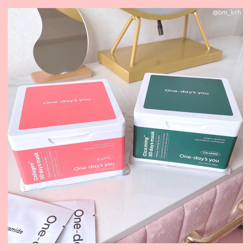 Stangrinamųjų lakštinių kaukių rinkinys One-Days You Collagen 30 Days Mask