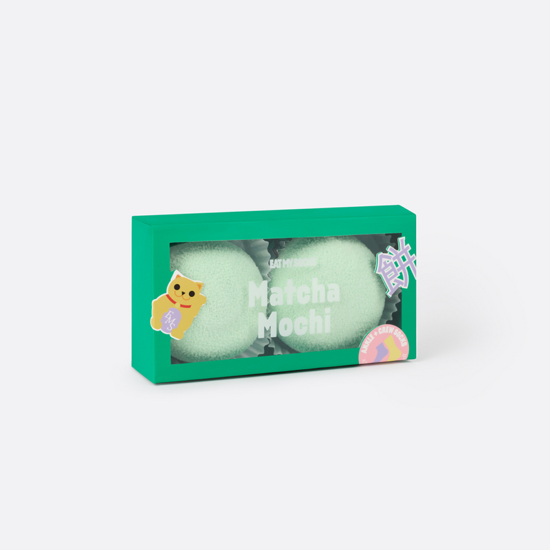 EAT MY SOCKS Mochi Matcha, Kojinės Japoniškas Ryžių Pyragėlis, žaismingos spalvotos kojinės, Originali dovana vyrams, moterims, vaikams ir paaugliams, universalus dydis, pyragėlio formos kojinės
