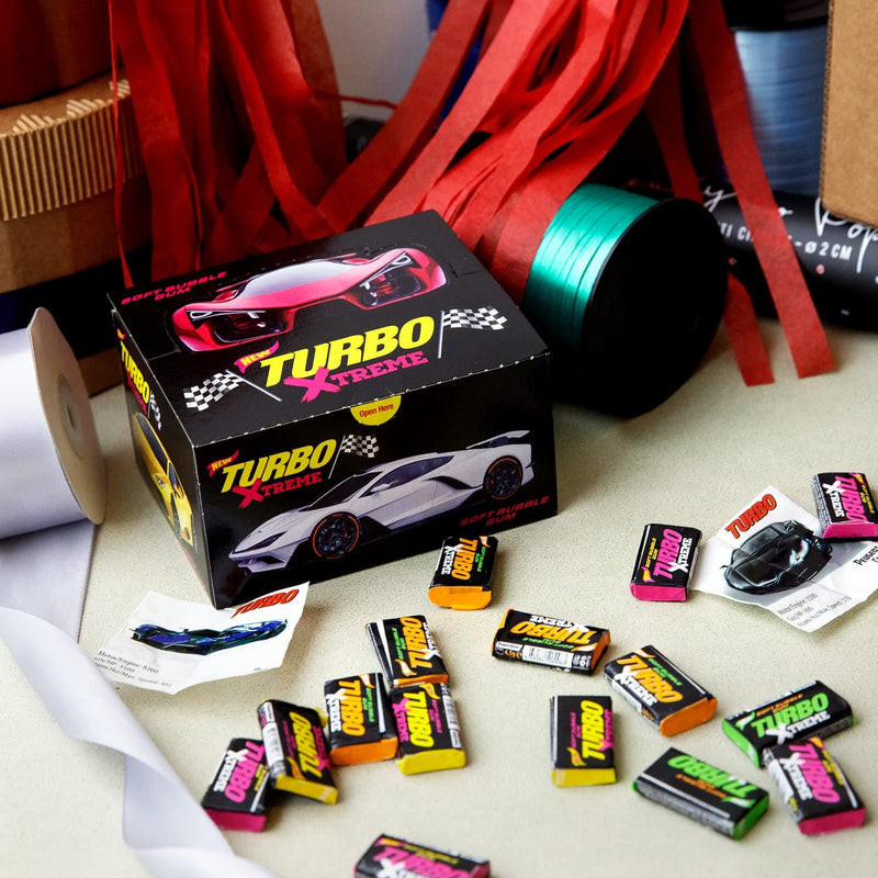 TURBO XTREME Kramtomoji Guma Bubble Gum Skonio 450 g