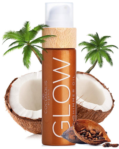 COCOSOLIS Žėrintis Organiškas Kūno aliejus su Blizgučiais GLOW shimmer oil