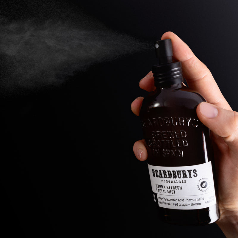 Beardburys Essential Bruma Refrescante, HYDRA REFRESH gaivinanti veido dulksna, vyriška kosmetika, barzdos aliejus, barzdos kremas, barzdos eliksyras