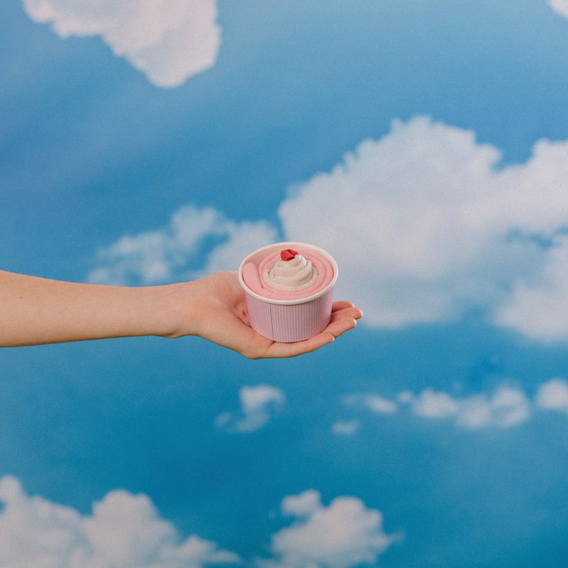 EAT MY SOCKS Strawberry Cupcake, Kojinės Braškinis Keksiukas, žaismingos spalvotos kojinės, Originali dovana vyrams, moterims, vaikams ir paaugliams, universalus dydis, keksiuko formos kojinės