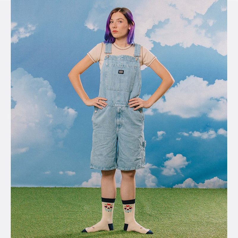 EAT MY SOCKS Calaca, Kojinės Meksikietiška Kaukolė, žaismingos spalvotos kojinės, Originali dovana vyrams, moterims, vaikams ir paaugliams, universalus dydis, kaukolės formos kojinės