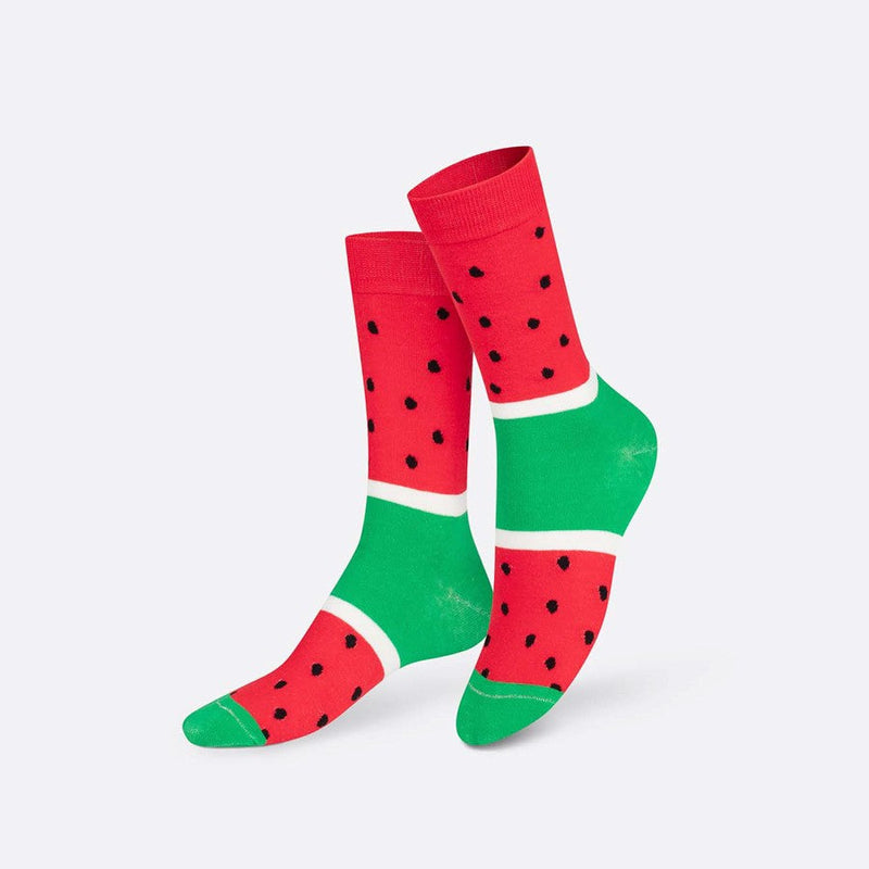 EAT MY SOCKS Frozen Pop Watermelon, Kojinės Arbūziniai Ledai ant pagaliuko, žaismingos spalvotos kojinės, Originali dovana vyrams, moterims, vaikams ir paaugliams, universalus dydis, vaisinių ledų formos kojinės