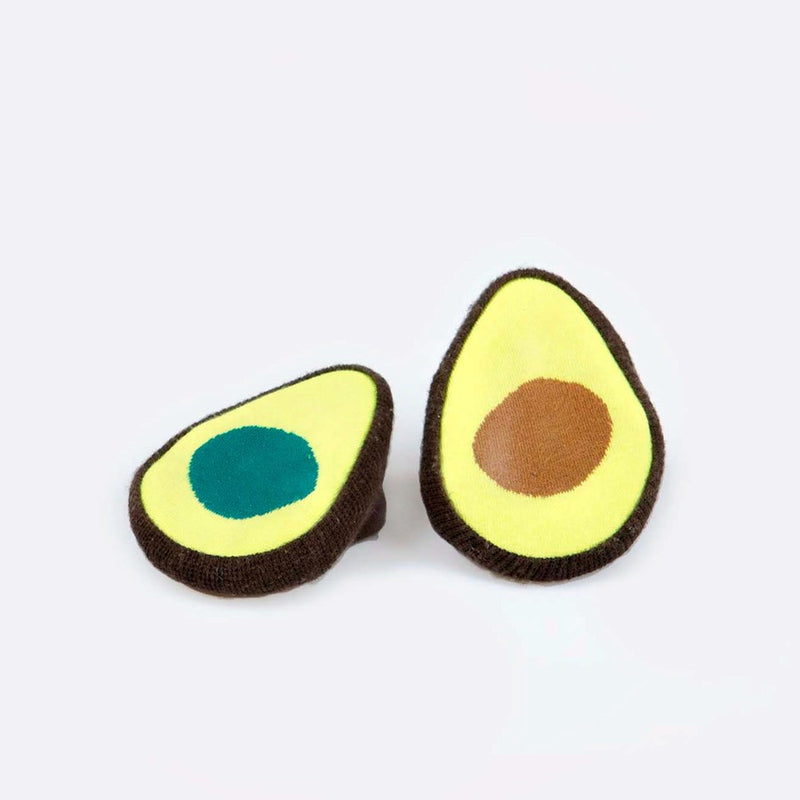 Kojinės avokadas, žaismingos spalvotos kojinės, Originali dovana vyrams, moterims, vaikams ir paaugliams, universalus dydis, avokado formos kojinės  - EAT MY SOCKS Ripe Avocado
