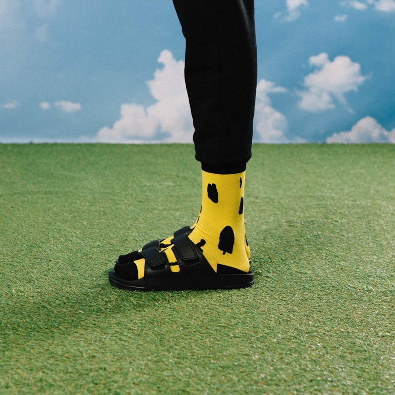 Kojinės bananas, žaismingos spalvotos kojinės, Originali dovana vyrams, moterims, vaikams ir paaugliams, universalus dydis, banano formos kojinės  - EAT MY SOCKS Tropical Banana