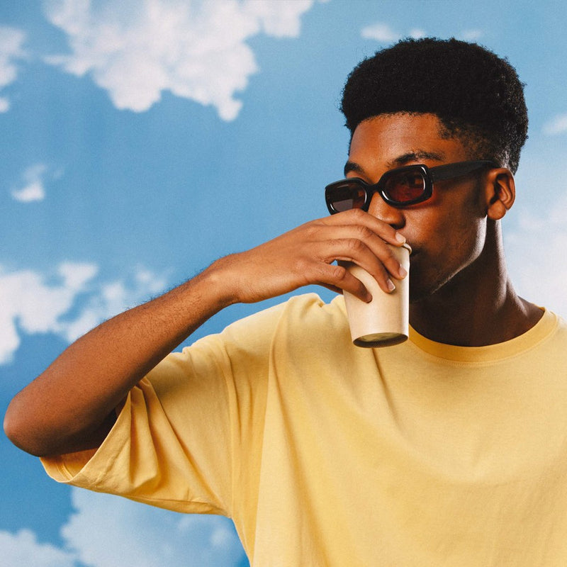 EAT MY SOCKS Caffè Latte, Kojinės Kava Latte su Pieno Puta, žaismingos spalvotos kojinės, Originali dovana vyrams, moterims, vaikams ir paaugliams, universalus dydis, latte kavos formos kojinės