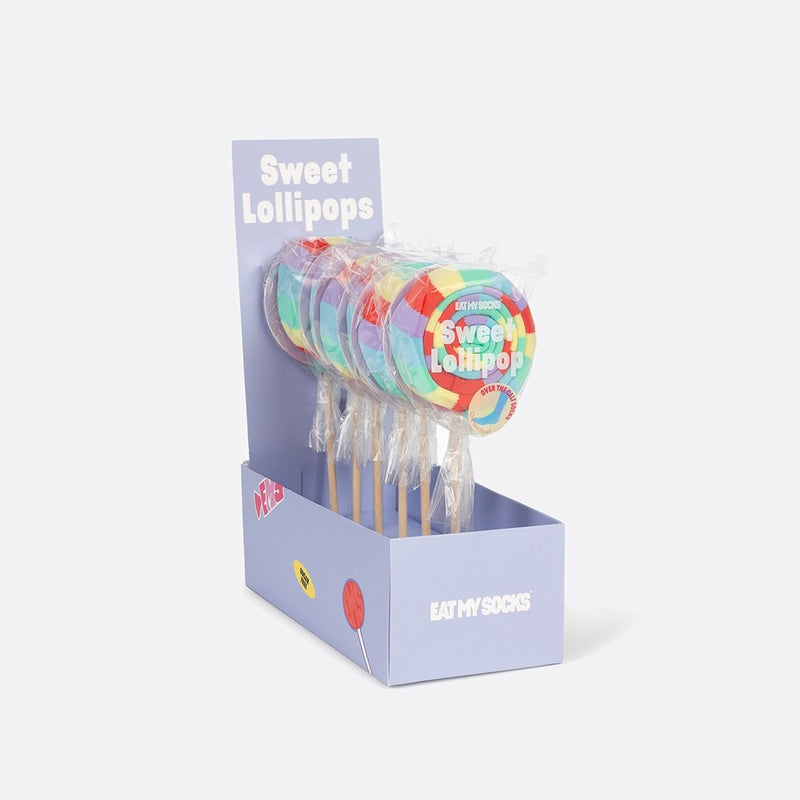 EAT MY SOCKS Sweet Lollipop, Kojinės Ledinukas ant pagaliuko, žaismingos spalvotos kojinės, Originali dovana vyrams, moterims, vaikams ir paaugliams, universalus dydis, čiulpinuko formos kojinės