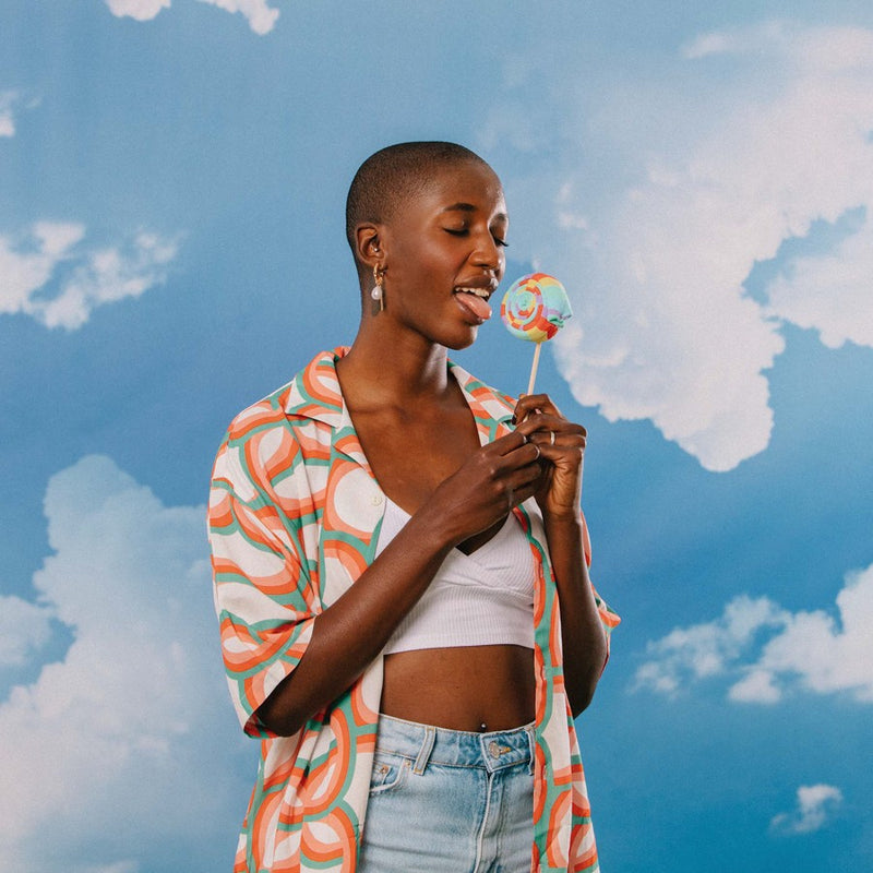 EAT MY SOCKS Sweet Lollipop, Kojinės Ledinukas ant pagaliuko, žaismingos spalvotos kojinės, Originali dovana vyrams, moterims, vaikams ir paaugliams, universalus dydis, čiulpinuko formos kojinės