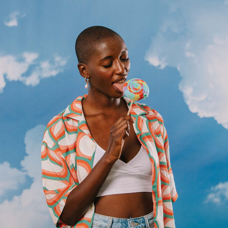 EAT MY SOCKS Sweet Lollipop, Kojinės Ledinukas ant pagaliuko, žaismingos spalvotos kojinės, Originali dovana vyrams, moterims, vaikams ir paaugliams, universalus dydis, čiulpinuko formos kojinės