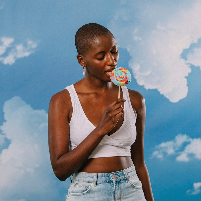 EAT MY SOCKS Sweet Lollipop, Kojinės Ledinukas ant pagaliuko, žaismingos spalvotos kojinės, Originali dovana vyrams, moterims, vaikams ir paaugliams, universalus dydis, čiulpinuko formos kojinės