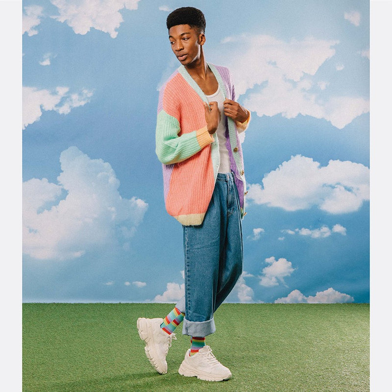 EAT MY SOCKS Sweet Lollipop, Kojinės Ledinukas ant pagaliuko, žaismingos spalvotos kojinės, Originali dovana vyrams, moterims, vaikams ir paaugliams, universalus dydis, čiulpinuko formos kojinės