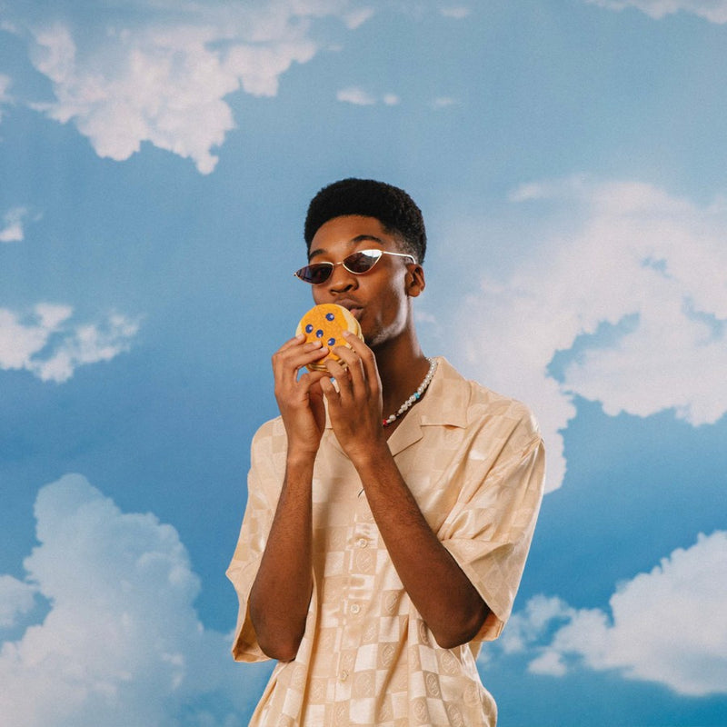 Kojinės blynų pyragas, žaismingos spalvotos kojinės, Originali dovana vyrams, moterims, vaikams ir paaugliams, universalus dydis, amerikietiškų blynelių formos kojinės  - EAT MY SOCKS Todd’s Pancakes