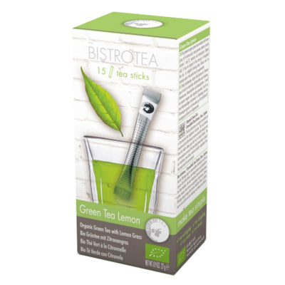 BISTRO TEA, GREEN TEA LEMON, TEA STICKS, Ekologiška Žalioji Arbata su Citrinžole, 15 Arbatos Lazdelių, Ajurvedinė arbata, Arbata imunitetui, Atpalaiduojanti arbata, Arbata svorio mažinimui