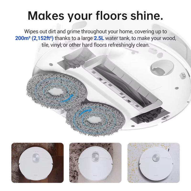 Dreame L10S Plus Robot Vacuum Cleaner with Smart Mopping, Automatic Self-Cleaning, Powerful Suction, and AI Navigation