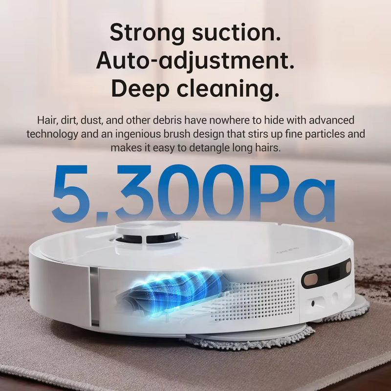 Dreame L10S Plus Robot Vacuum Cleaner with Smart Mopping, Automatic Self-Cleaning, Powerful Suction, and AI Navigation