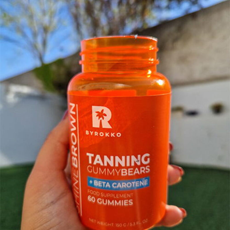 SHINE BROWN BETA KAROTINO ĮDEGIO GUMINUKAI grozioplanas.lt