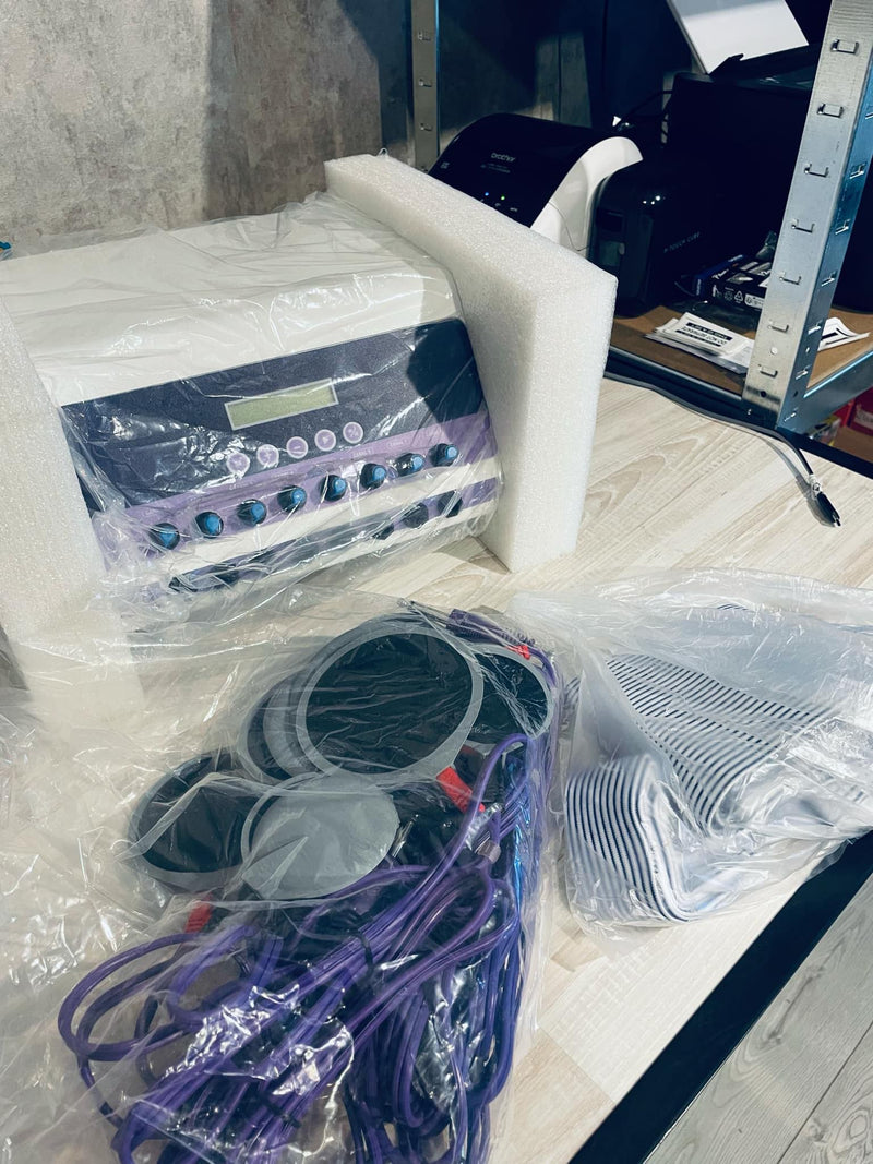 EMS Elektrostimuliacijos Aparatas BR-335, EMS aparatas, Elektrostimuliacijos aparatas, kosmetologinis elektrostimuliatorius, mikro srovių aparatas, raumenų skausmo malšinimo aparatas