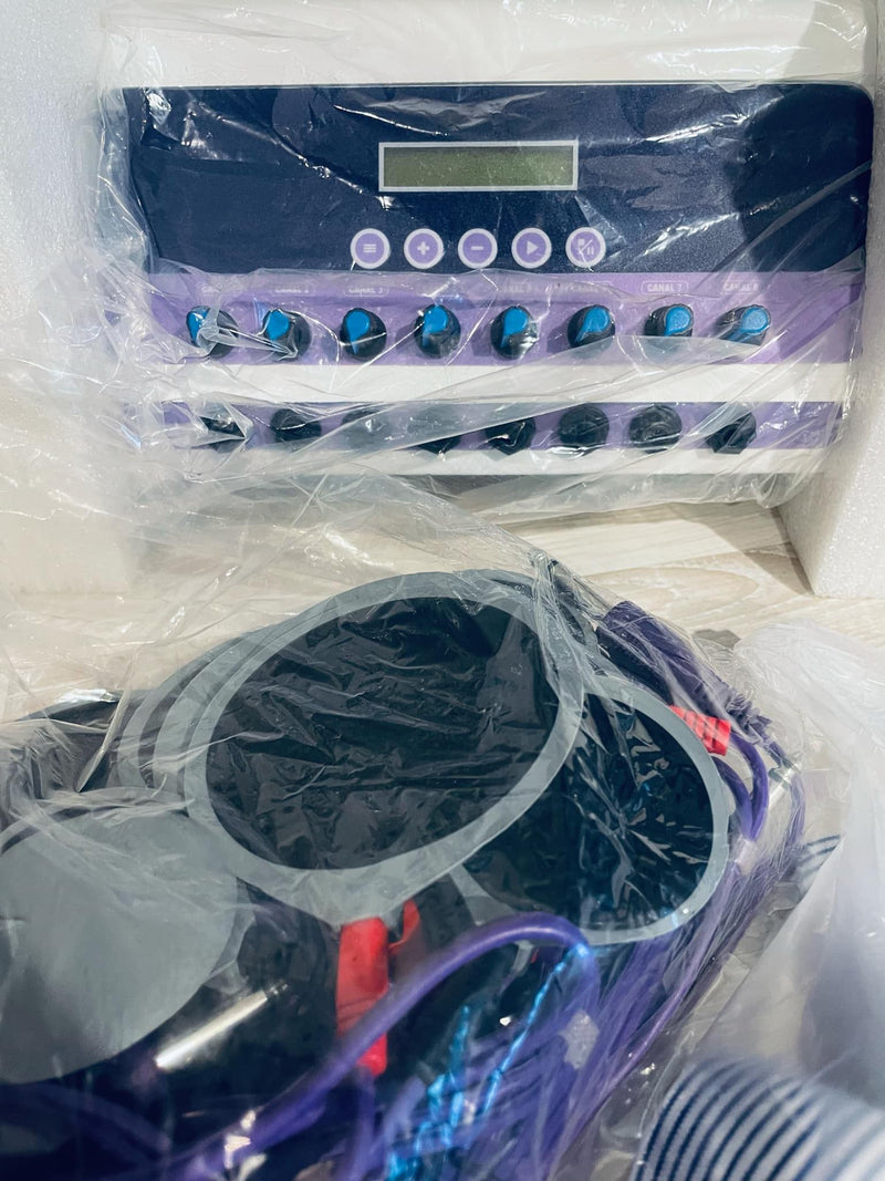 EMS Elektrostimuliacijos Aparatas BR-335, EMS aparatas, Elektrostimuliacijos aparatas, kosmetologinis elektrostimuliatorius, mikro srovių aparatas, raumenų skausmo malšinimo aparatas