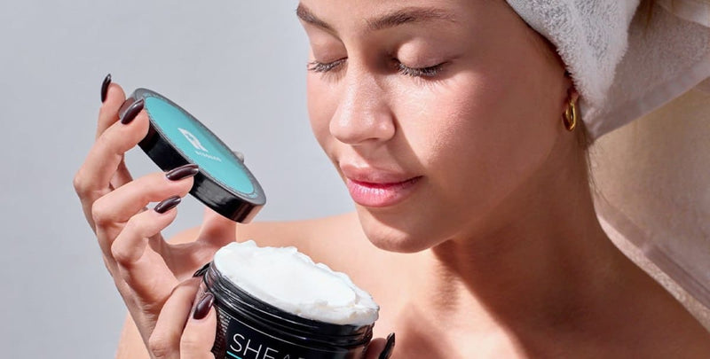 BYROKKO SHEA BOMB Hair Mask, Maitinanti plaukų kaukė su taukmedžio sviestu, atkurianti plaukų kaukė, drėkinanti plaukų kaukė, kaukė dažytiems plaukams, plaukų kaukė priaugintiems plaukams