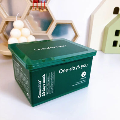 Raminančio audinio veido kaukių rinkinys One-day's you Cicaming 30 Days Mask grozioplanas.lt