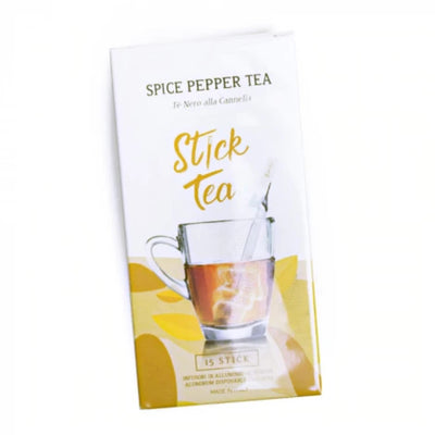 STICK TEA, SPICE PEPPER TEA, Cinamono ir Pipirų Skonio Juodosios Arbatos Lazdelės 15 vnt., Juodoji arbata, Žolelių arbata, Žalioji arbata, dovana kalėdoms