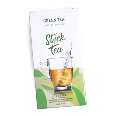 STICK TEA, GUNPOWDER GREEN TEA, Žaliosios Arbatos Lazdelės 15 vnt., Juodoji arbata, Žolelių arbata, Žalioji arbata, dovana kalėdoms