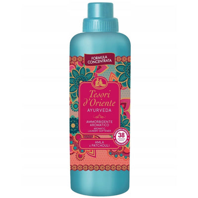Tesori d'Oriente AYURVEDA Fabric Softener, Parfumuotas Skalbinių Minkštiklis 760 ml, audinių kondicionierius, Kvapnus skalbinių minkštiklis, koncentruotas skalbinių minkštiklis, aromaterapinis skalbinių minkštiklis, ilgai išliekantis gaivus kvapas