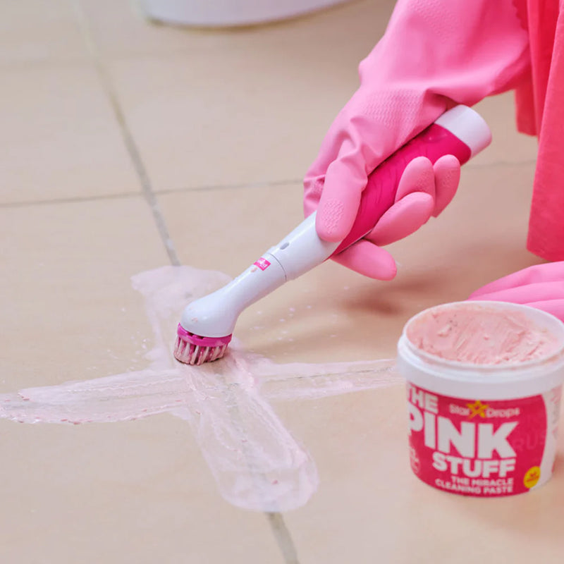 THE PINK STUFF Stardrops Miracle Cleaning Paste 850 g, valomoji pasta visų rūšių nešvarumams ir dėmėms, efektyviai valo riebalų dėmes nuo visų paviršių