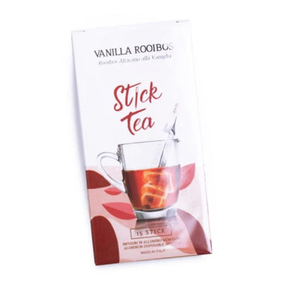 STICK TEA VANILLA ROOIBOS Vanilės Skonio Žolelių Arbatos Lazdelės 15 vnt., Juodoji arbata, Žolelių arbata, Žalioji arbata, dovana kalėdoms