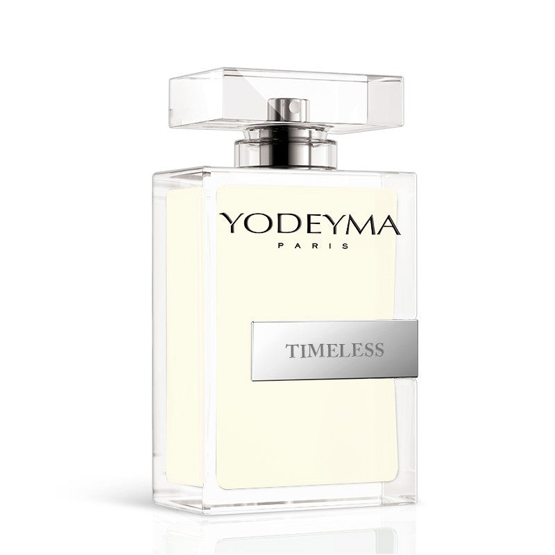 YODEYMA Timeless Eau de Parfum Kvepalai elegantiškame skaidriame buteliuke su madingu dizainu
