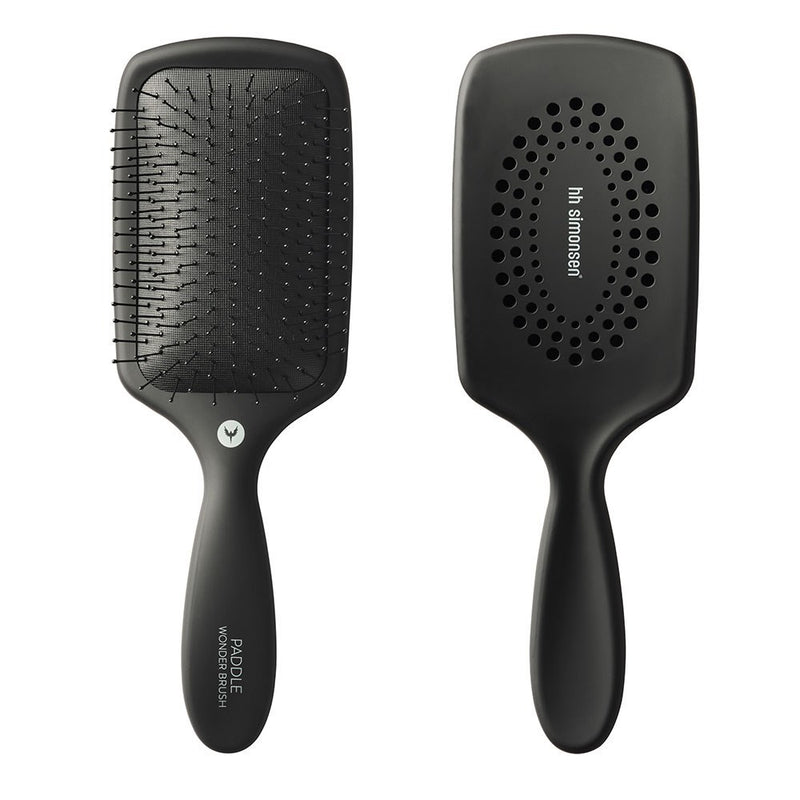 HH Simonsen WONDER PADDLE BRUSH Stačiakampis Plaukų džiovinimo Šepetys su SmartFlex šereliais, ilgiems, storiems, sausiems ir sunkiai iššukuojamiems plaukams, apsaugo plaukus nuo pažeidimo, o plaukų galiukus nuo šakojimosi