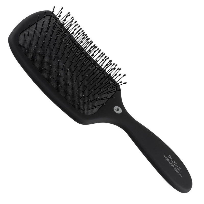 HH Simonsen WONDER PADDLE BRUSH Stačiakampis Plaukų džiovinimo Šepetys su SmartFlex šereliais, ilgiems, storiems, sausiems ir sunkiai iššukuojamiems plaukams, apsaugo plaukus nuo pažeidimo, o plaukų galiukus nuo šakojimosi