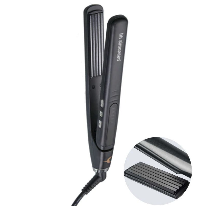 HH Simonsen ROD VS6 MIDI Kelioninis Keramikinės Plaukų Gofravimo Žnyplės, sukuria mažas ir mielas zig-zag formos garbanas ir suteikia plaukams apimties, plaukų gofras