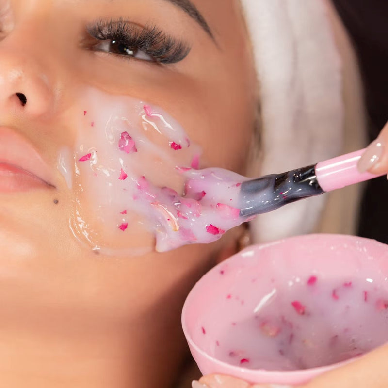 Hidrogelinė Veido Kaukė su Rožių Žiedlapiais, Nulupama kaukė, Alginatinė veido kaukė, hidrogelio kaukė, profesionalams ir grožio salonams - Cleopatre Beauty