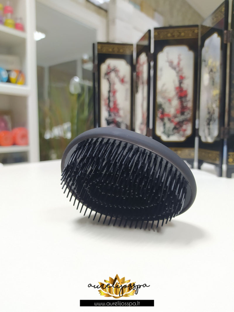 BYROKKO kiaušinio formos matinės plaukų šukos besiveliantiems plaukams - AurelijosSPA