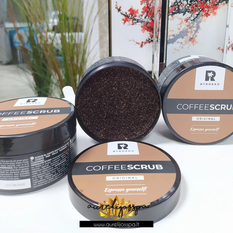 BYROKKO Coffee Scrub Kūno šveitiklis su Arabikos kava