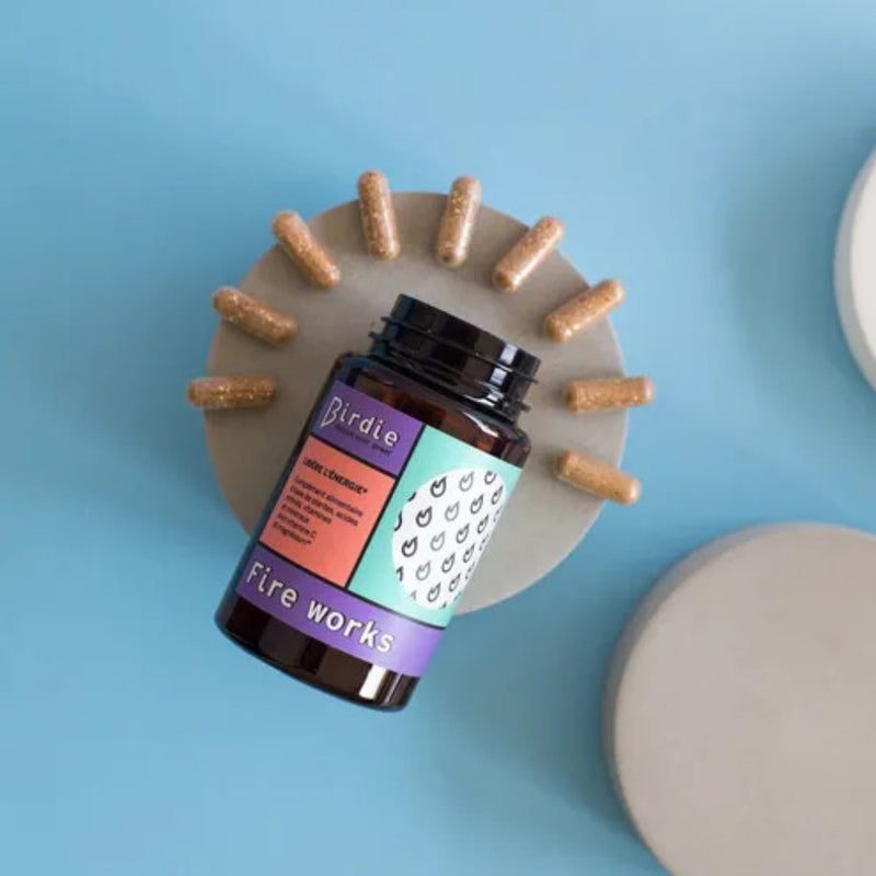 Maisto papildai kapsulėse riebalų deginimui su kofeinu - Birdie Nutrition