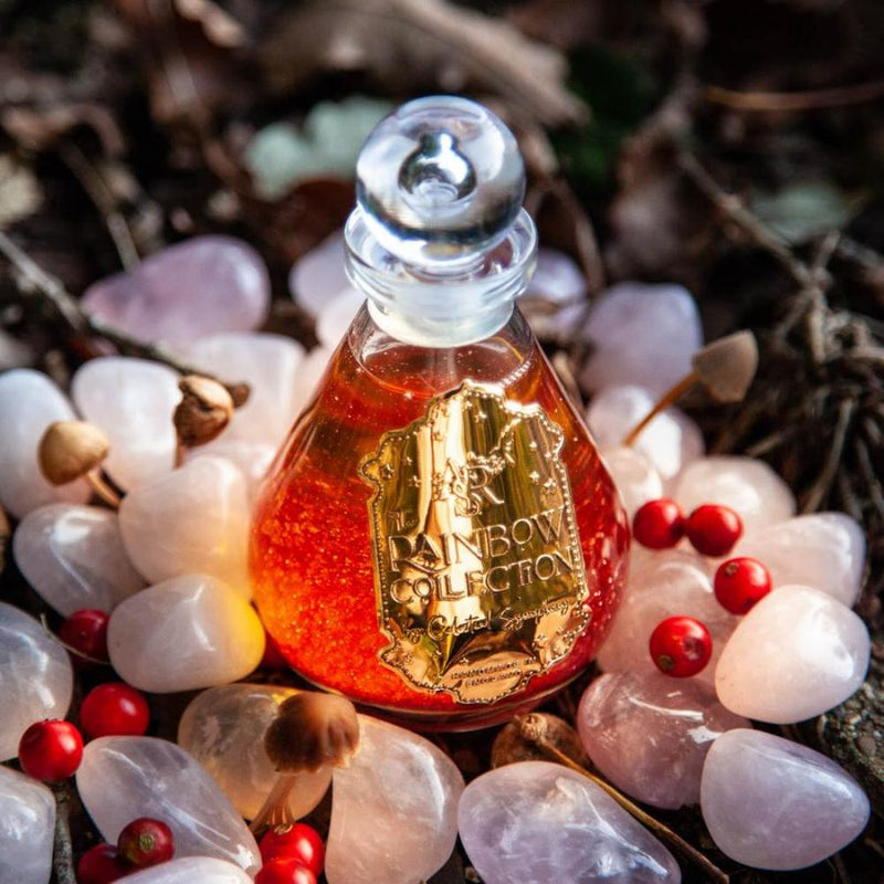 Prabangus putojantis vonios aliejus su Ametisto kristalais "ŠIRDIES GIESMĖ" - Celestial Symphony