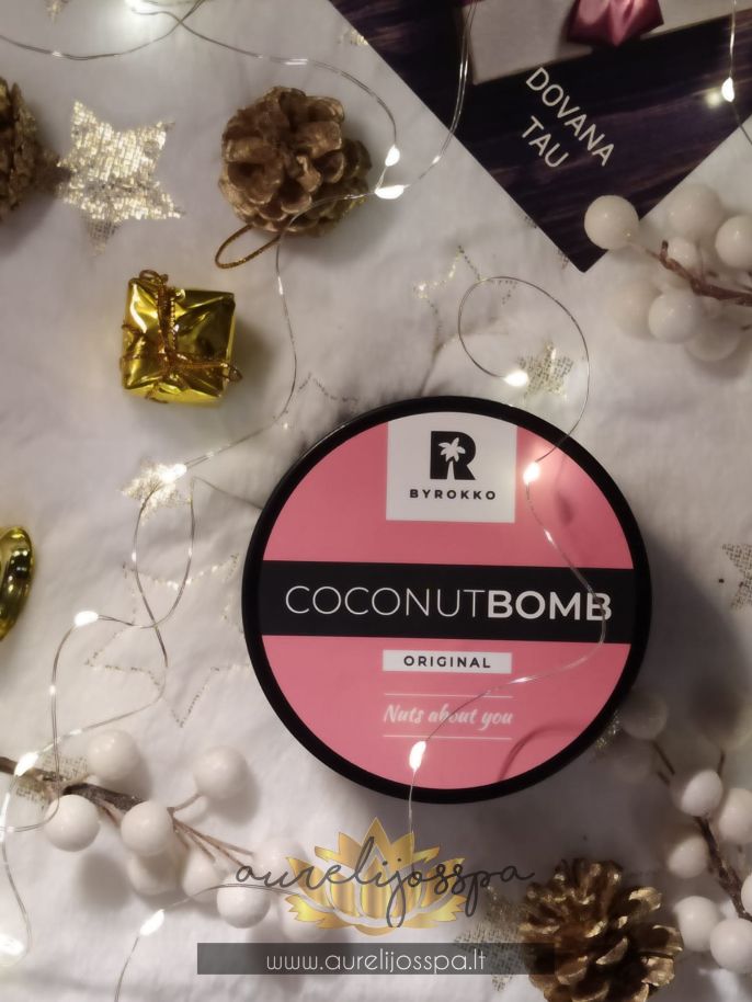 Maitinanti plaukų kaukė su kokosų aliejumi - BYROKKO