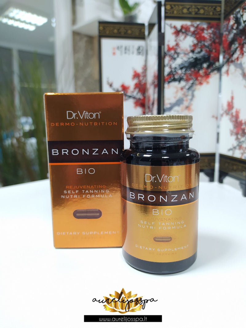 Savaiminio Įdegio kapsulės įdegiui be saulės - Dr. Viton BRONZAN BIO