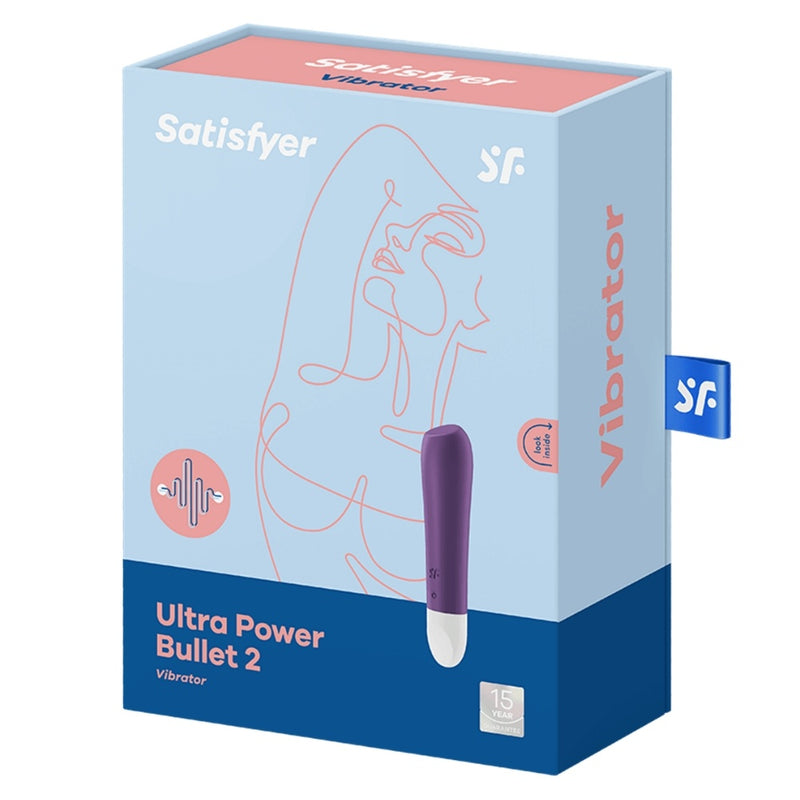 Įkraunamas USB moteriškas vibratorius kulka - Satisfyer Ultra Power Bullet 2 Vibrator