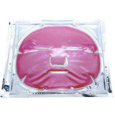 Hidrogelinė Kolageno Veido Kaukė Red Wine  su Raudonuoju vynu - LANBENA