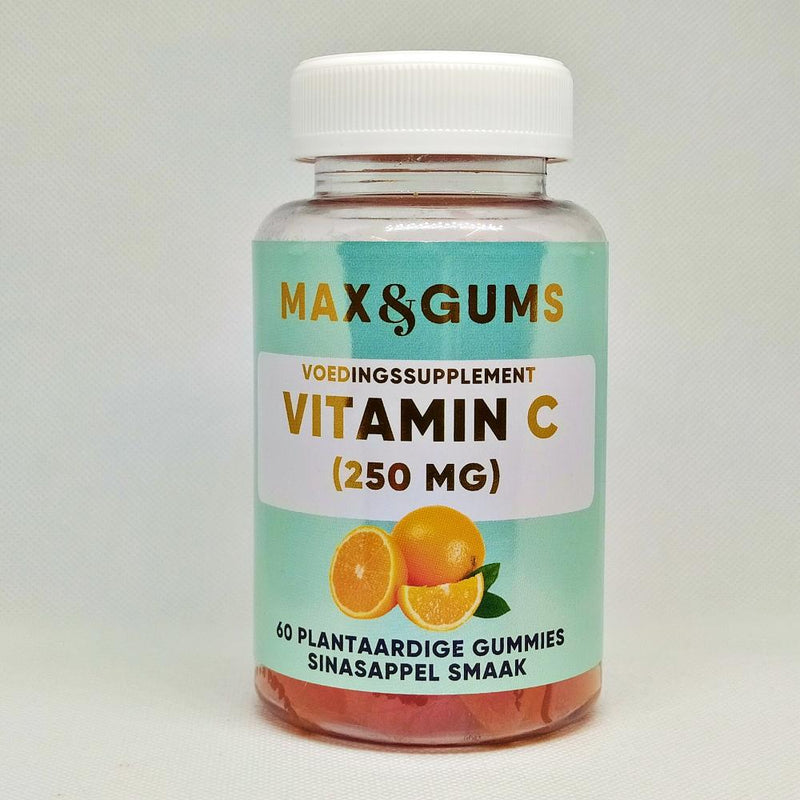 Natūralūs Vitamino C guminukai maisto papildai stiprinti imunitetą ir palaiko normalią nervų sistemos veikla - Max & Gums