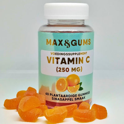 Natūralūs Vitamino C guminukai maisto papildai stiprinti imunitetą ir palaiko normalią nervų sistemos veikla - Max & Gums