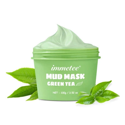 Negyvosios Jūros Purvo Veido Kaukė su žaliąja arbata | Dead Sea Mud Mask with green tea - IMMETEE