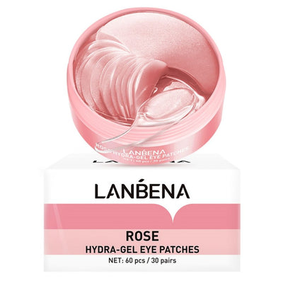 Kolageninė paakių kaukė su rožių ekstraktu - LANBENA