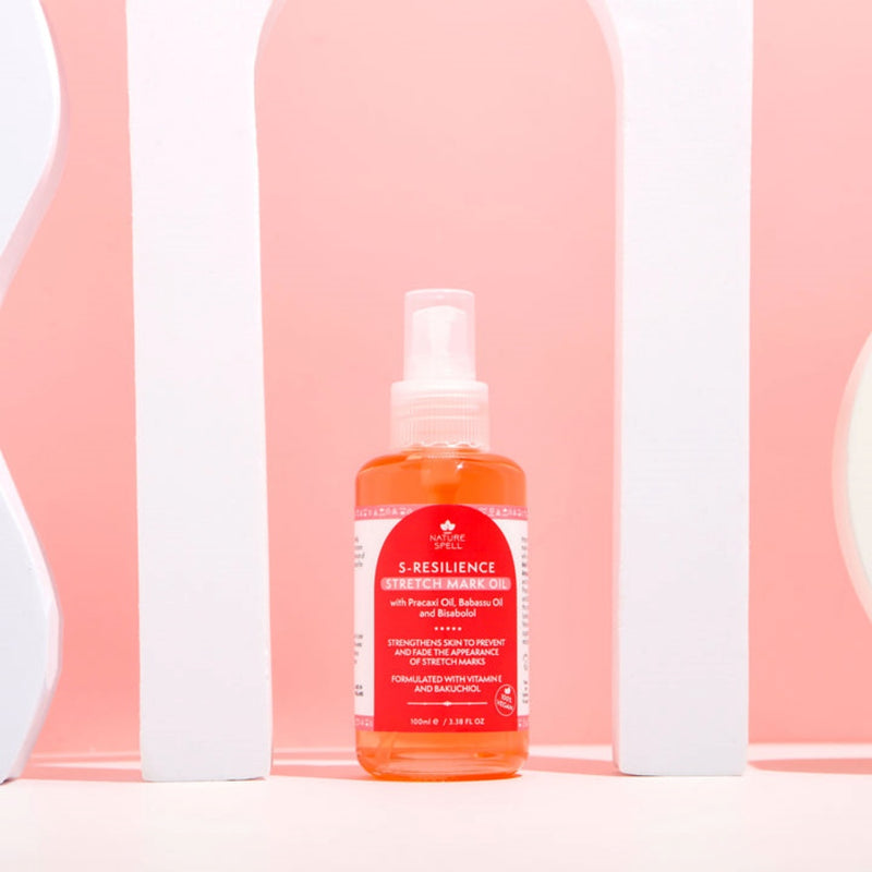 Natūralus strijų aliejus su Vitaminu E ir Bakučioliu - Nature Spell